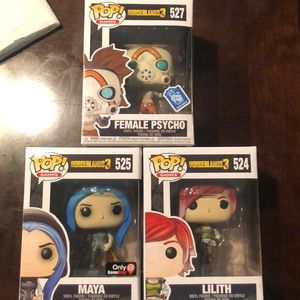 Funko Pops Borderlands 3